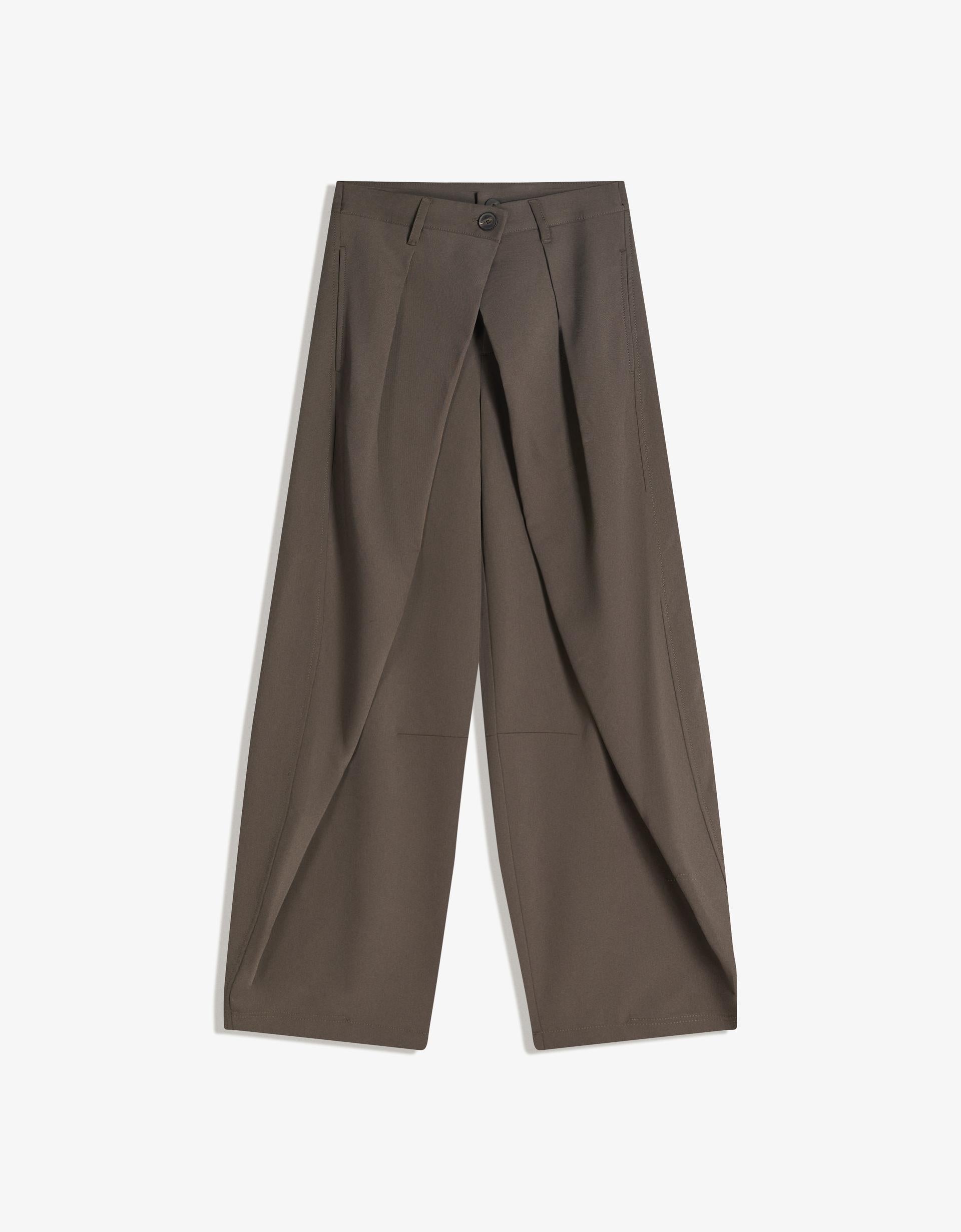 PANTALON BARREL À PLIS