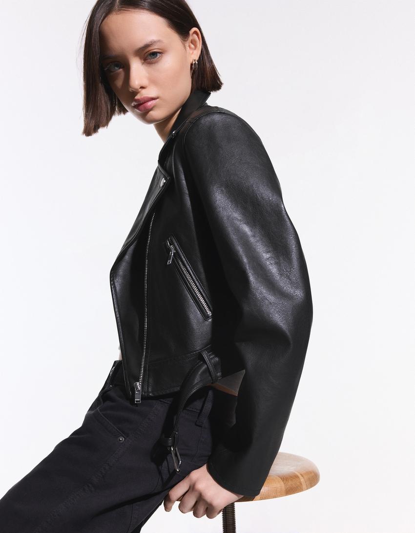 Blouson Biker Similicuir