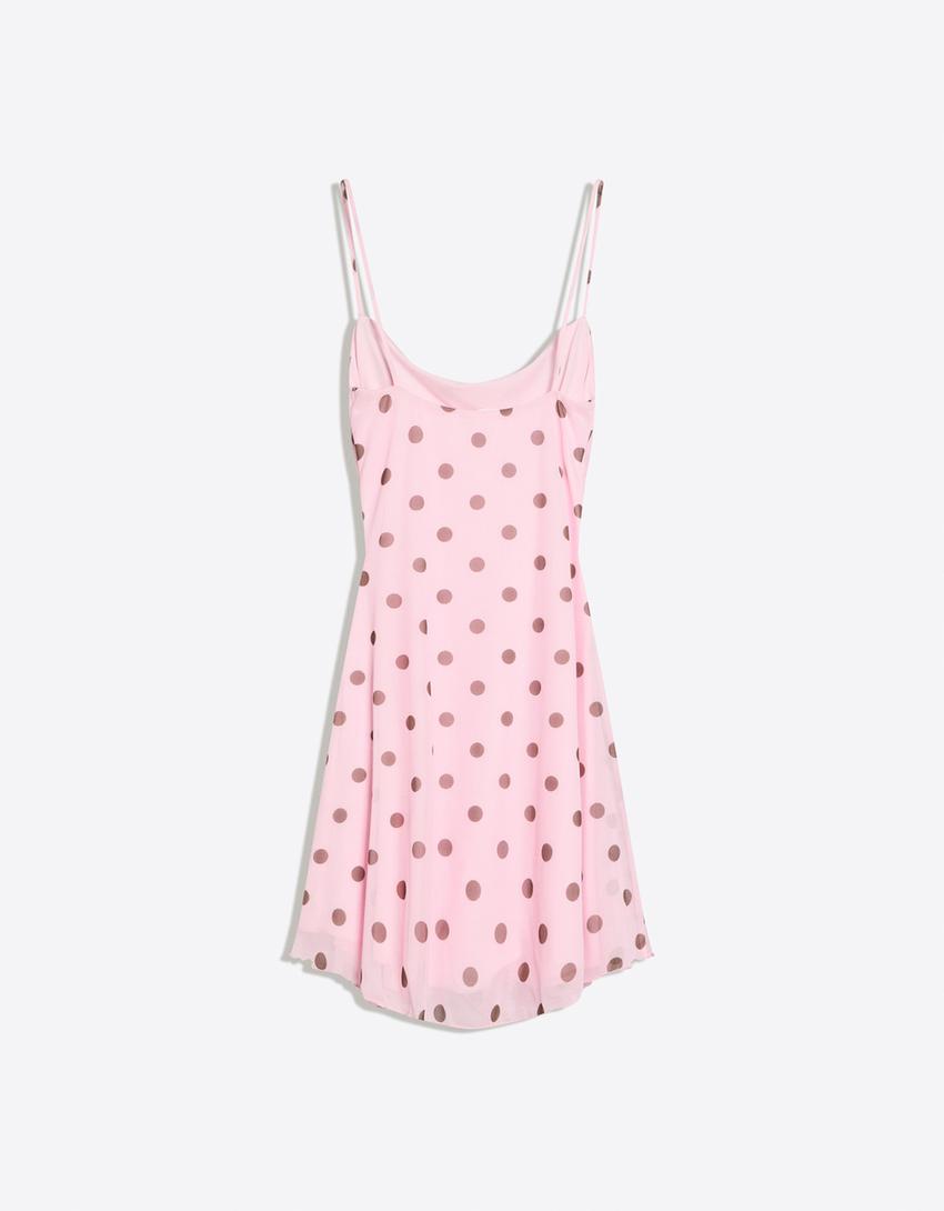 Robe Mini Bretelles Tulle