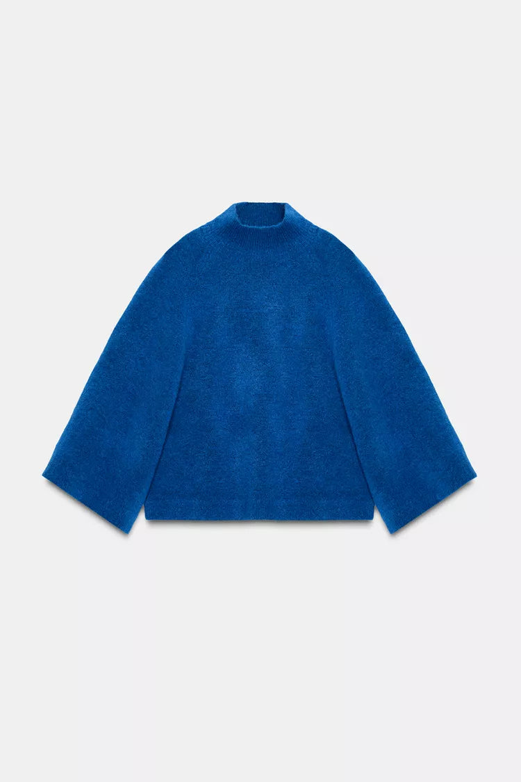 Pull en Maille à Manches Larges