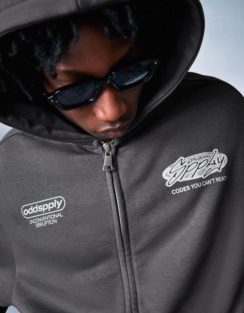Sweat à Capuche Imprimé