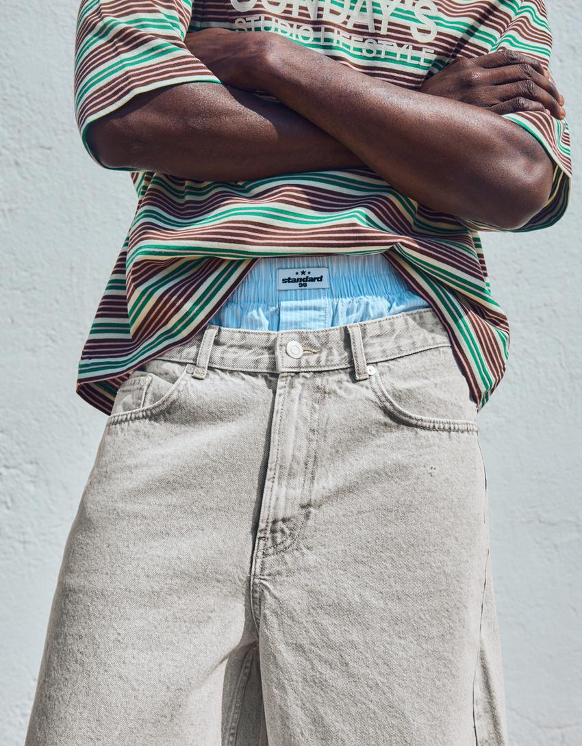 BERMUDA DENIM BAGGY FIT