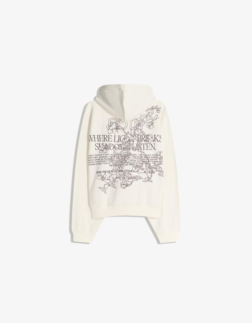 SWEAT CAPUCHE IMPRIMÉ