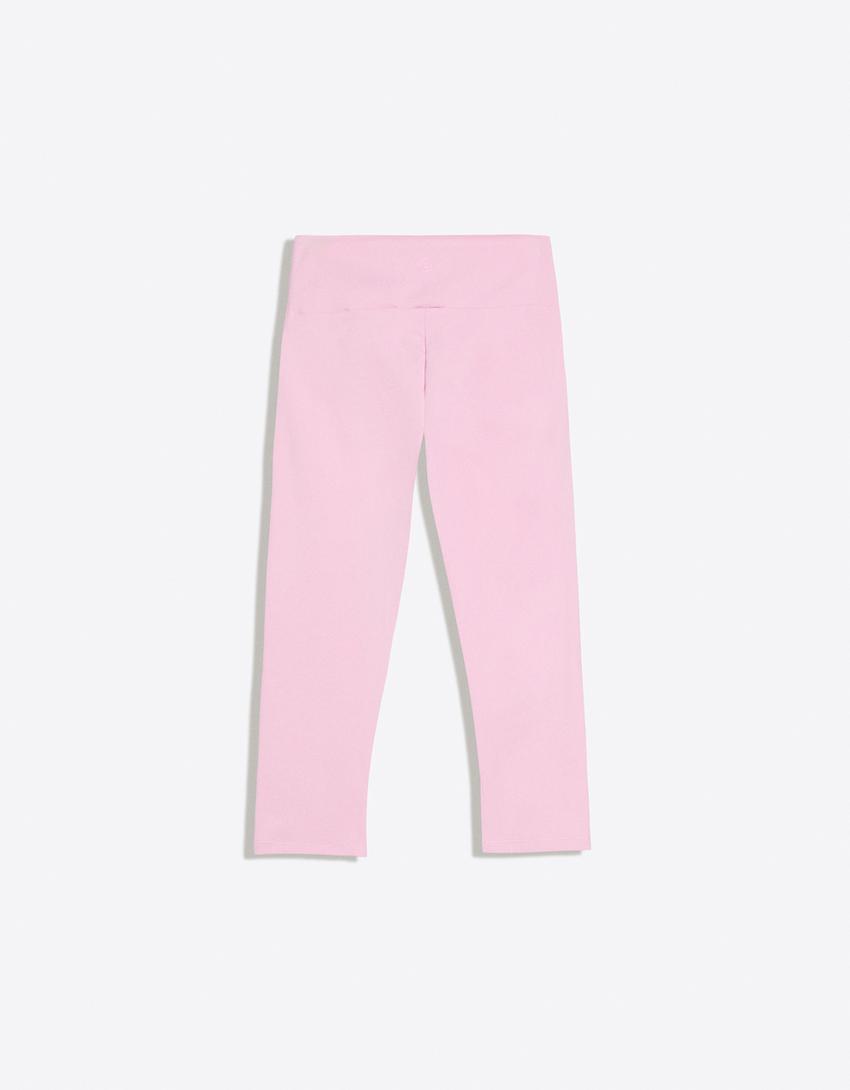 PANTALON CAPRI EN TISSU TECHNIQUE
