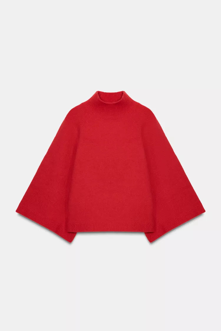 Pull en Maille à Manches Larges
