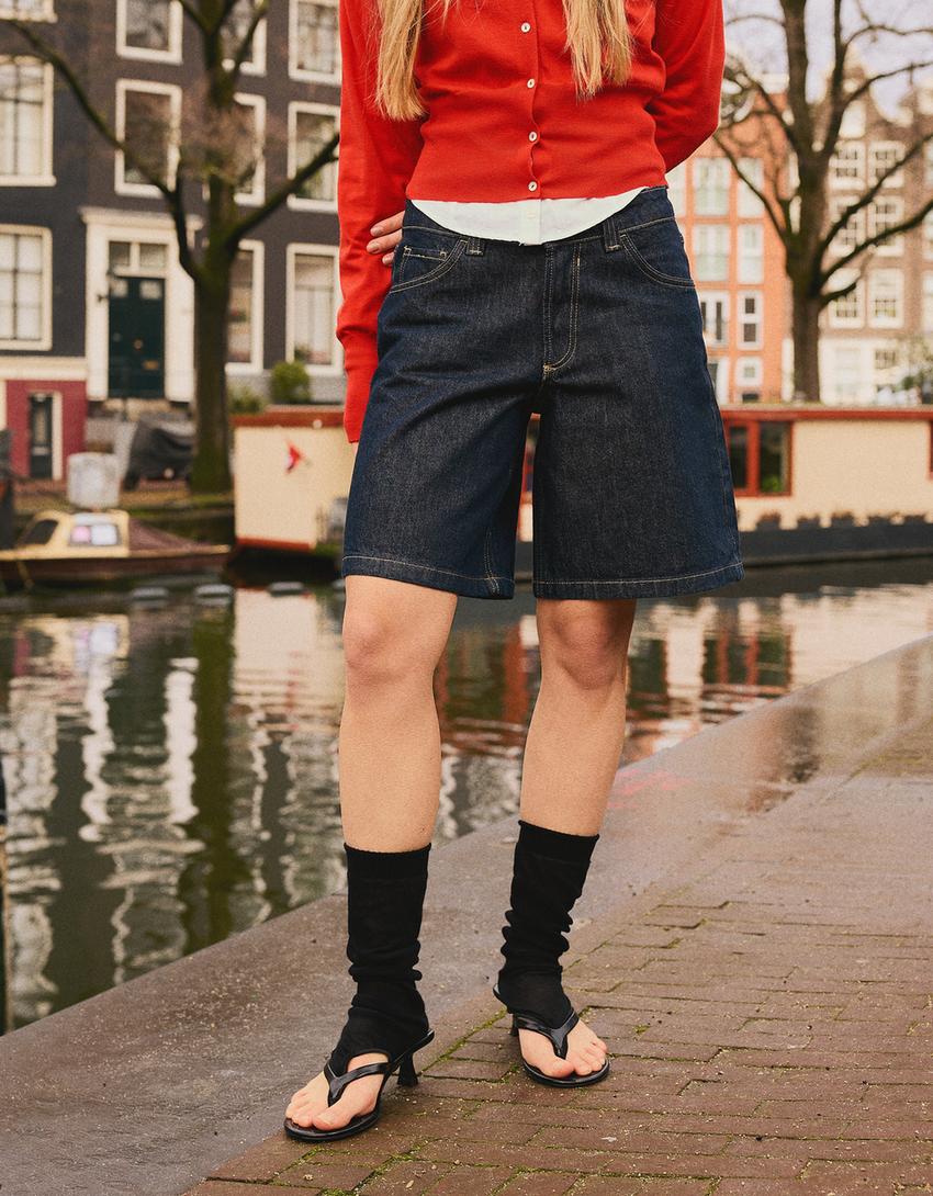 SHORT EN JEAN BAGGY FIT