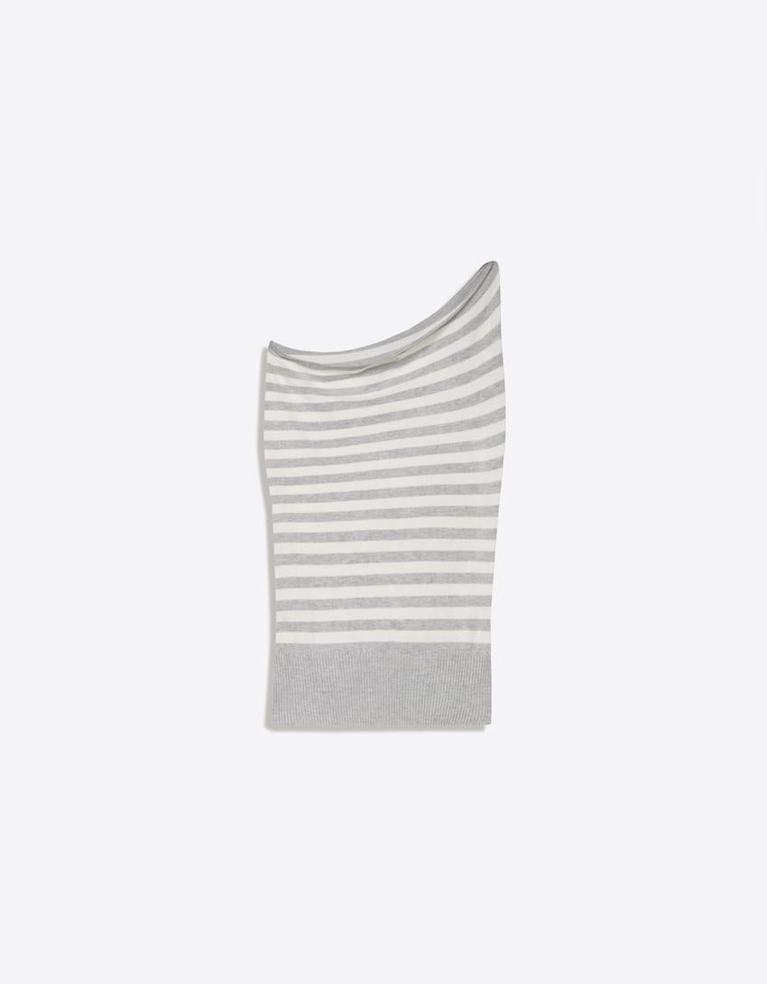 TOP RAYÉ DRAPÉ