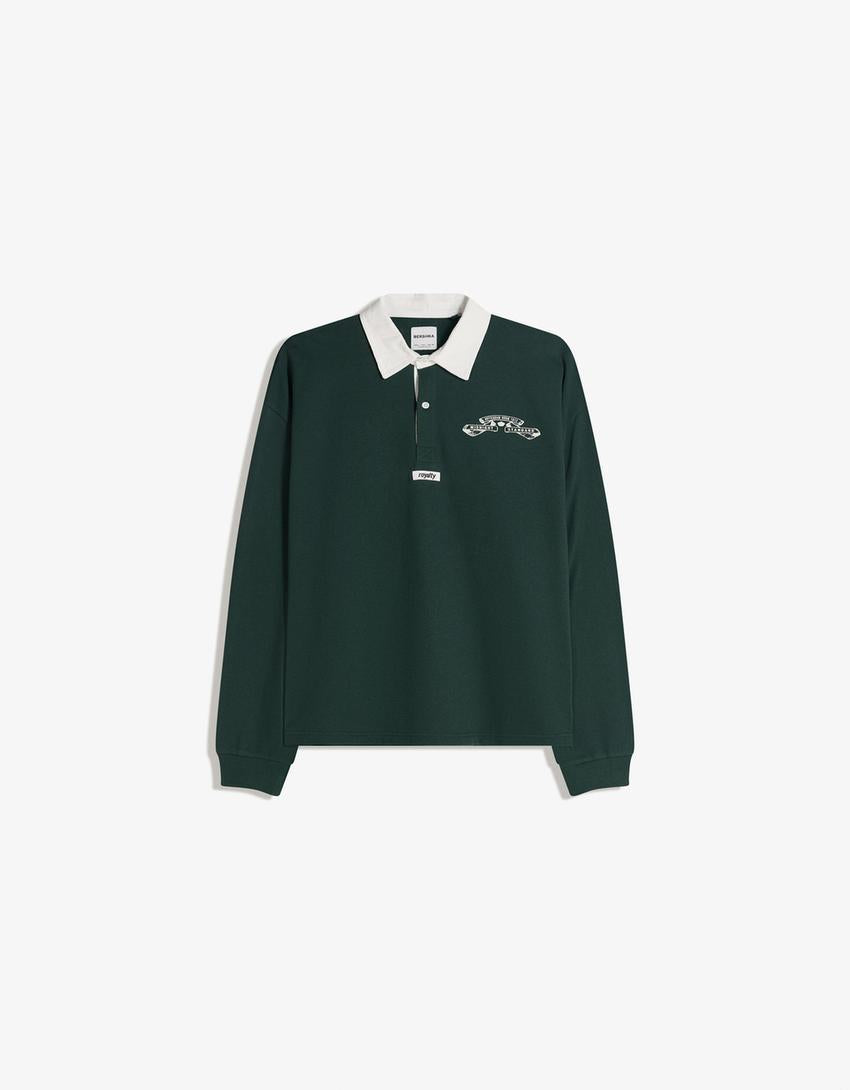 POLO MANCHES LONGUES BOXY FIT