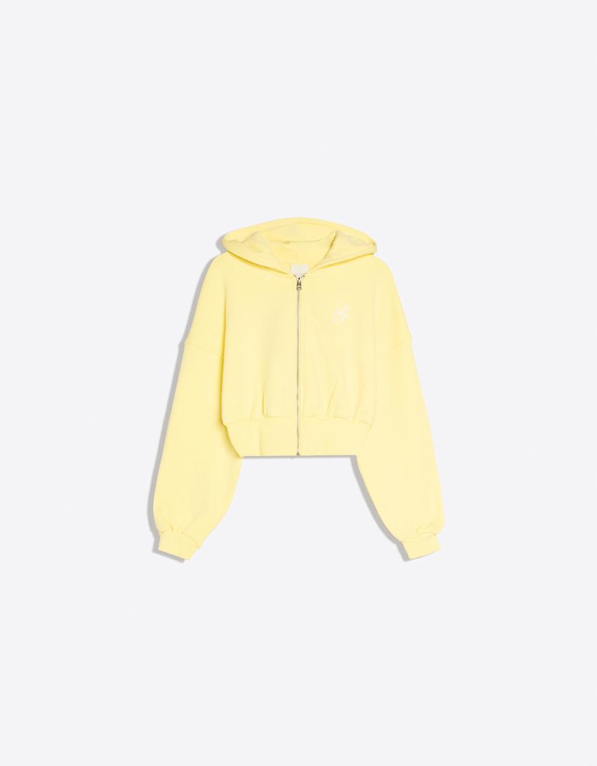 SWEAT ZIPPÉ À CAPUCHE