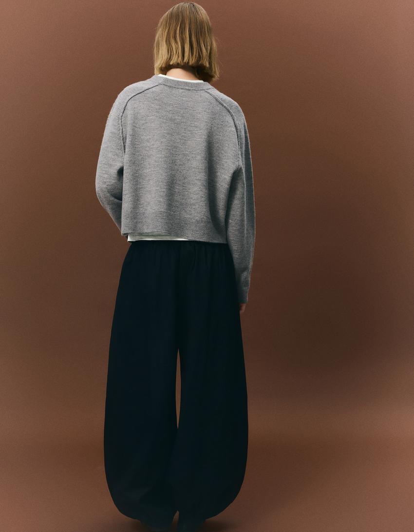 Pull En Maille À Coutures