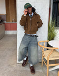 BERMUDA EN DENIM SUPER BAGGY FIT