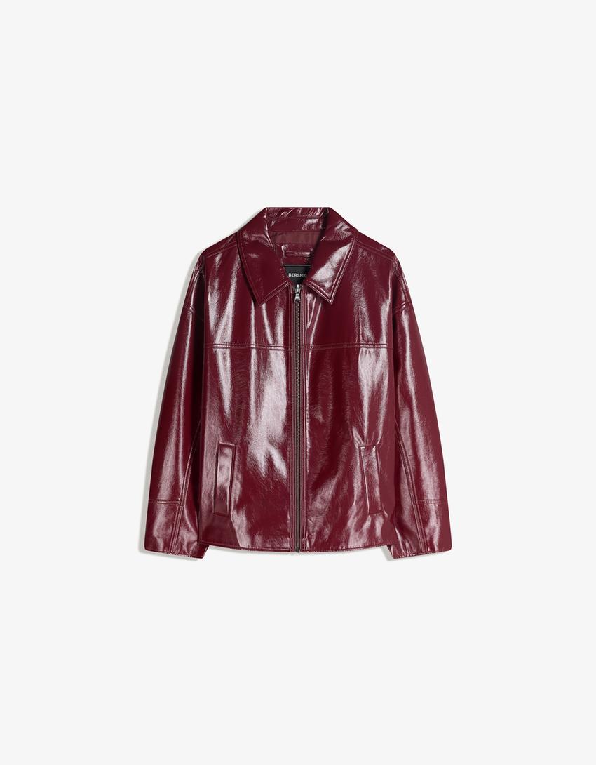 Veste Trucker Similicuir