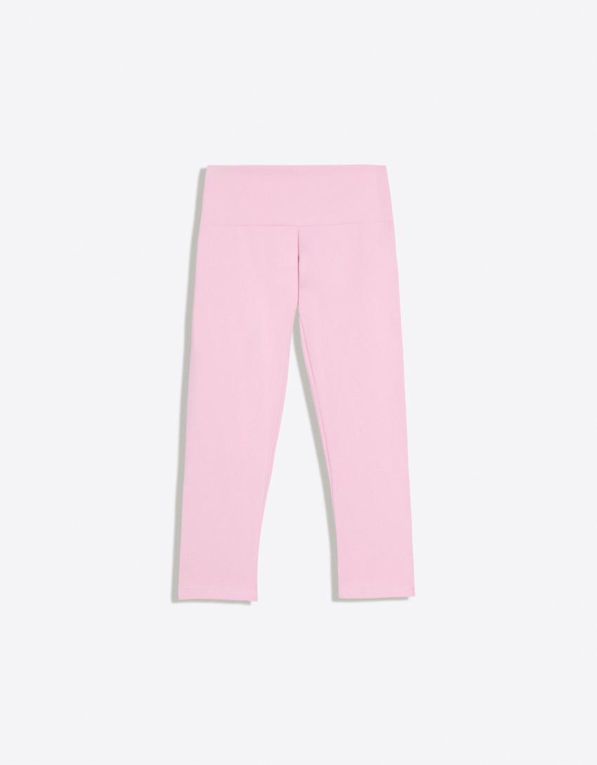 PANTALON CAPRI EN TISSU TECHNIQUE
