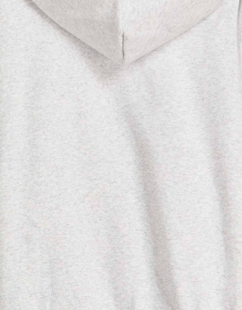 SWEAT ZIPPÉ OVERSIZE À CAPUCHE