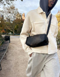 BLOUSON BOXY FIT EFFET MOUTON SYNTHÉTIQUE