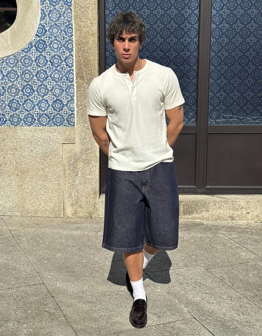 BERMUDA DENIM BAGGY FIT
