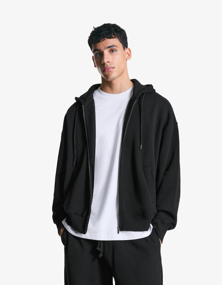 Sweat Zippé à Capuche