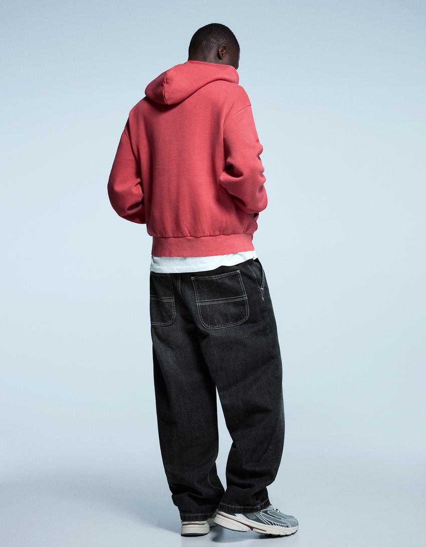 Sweat Zippé Court Boxy Fit