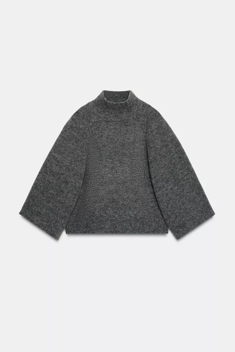 Pull en Maille à Manches Larges