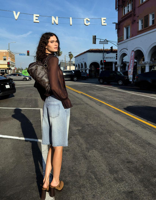 Bermuda Jort Denim Baggy Fit