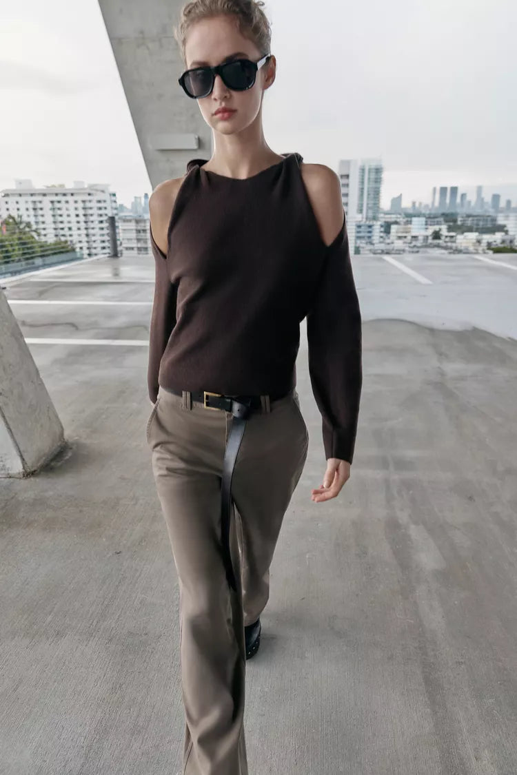 Pull En Maille Cut Out