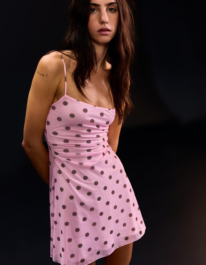 Robe Mini Bretelles Tulle