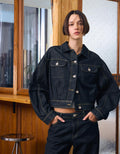 Veste en Jean Ballon Courte