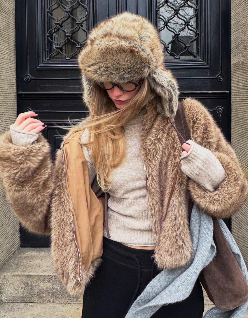 Blouson Fausse Fourrure
