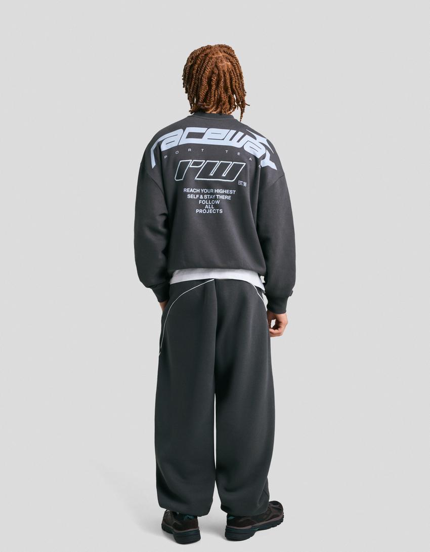 SWEAT BOXY FIT IMPRIMÉ