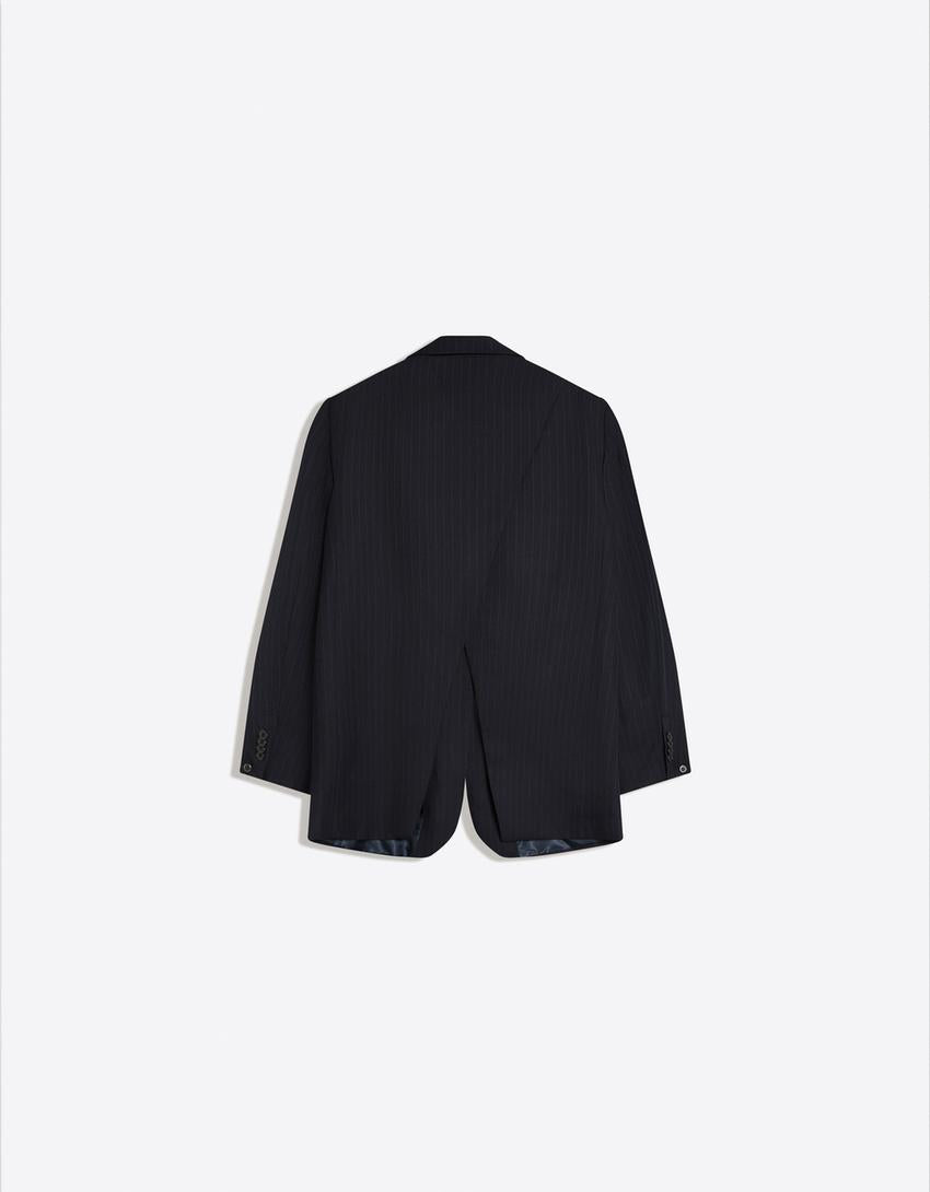 Blazer Croisée À Rayures