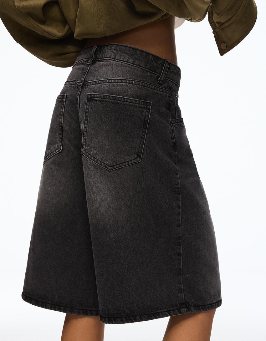 Bermuda Jort Denim Baggy Fit