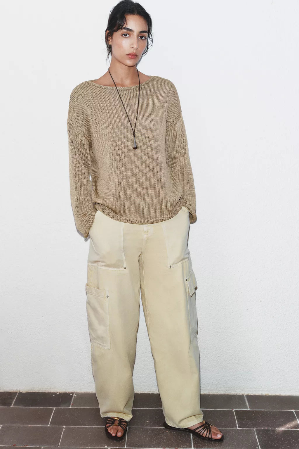 Pull En Maille Col Bateau