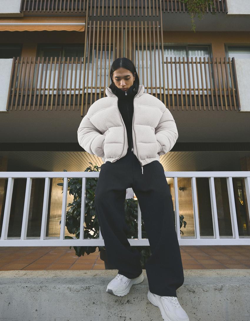 VESTE PUFFY TRICOT