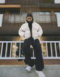 VESTE PUFFY TRICOT