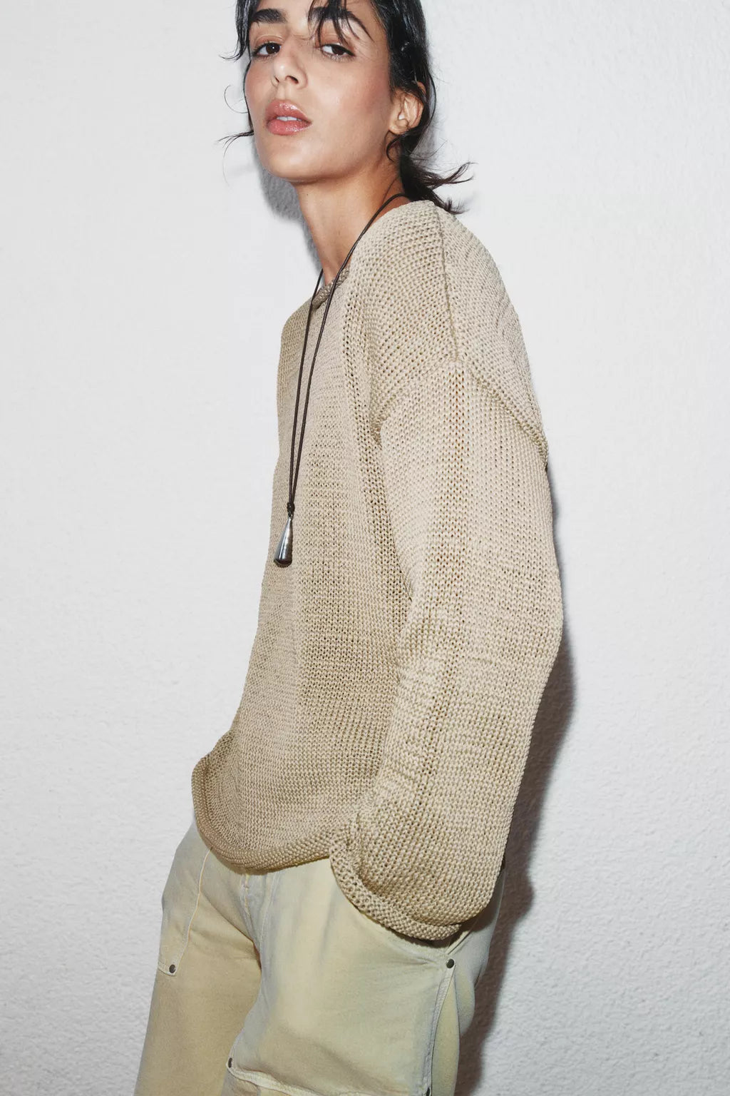 Pull En Maille Col Bateau