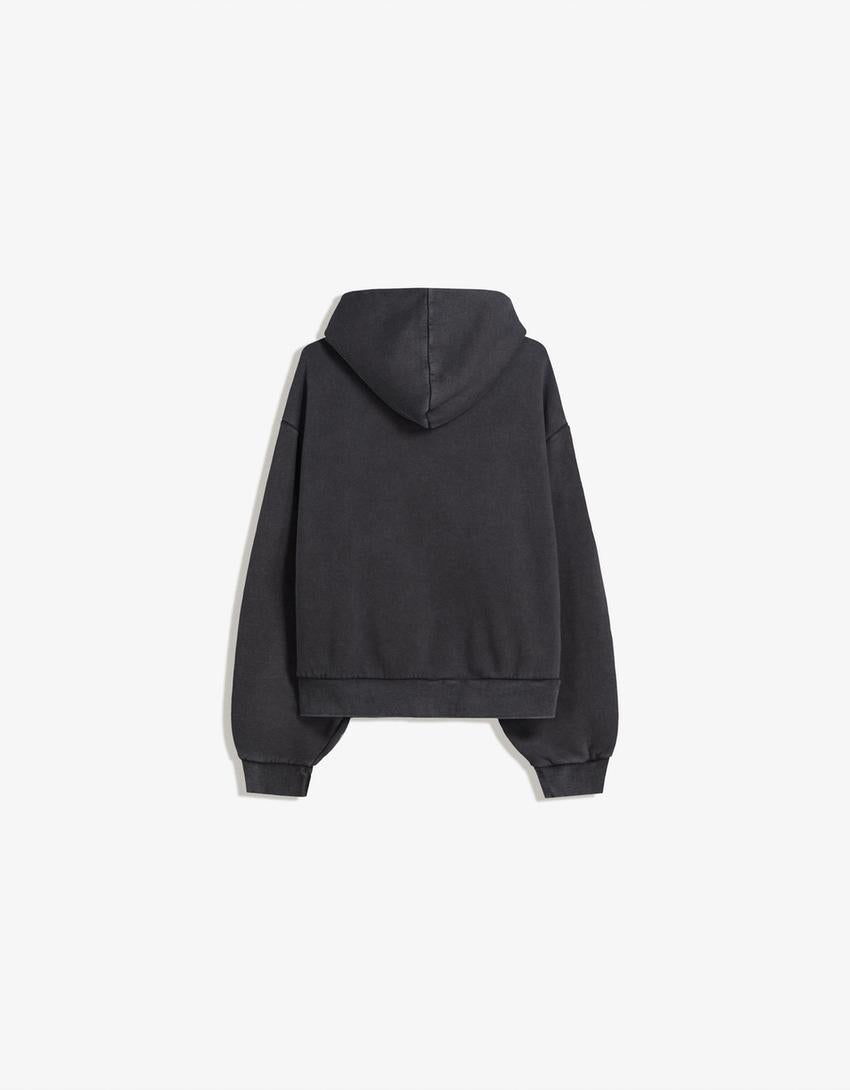 Sweat Zippé Court Boxy Fit