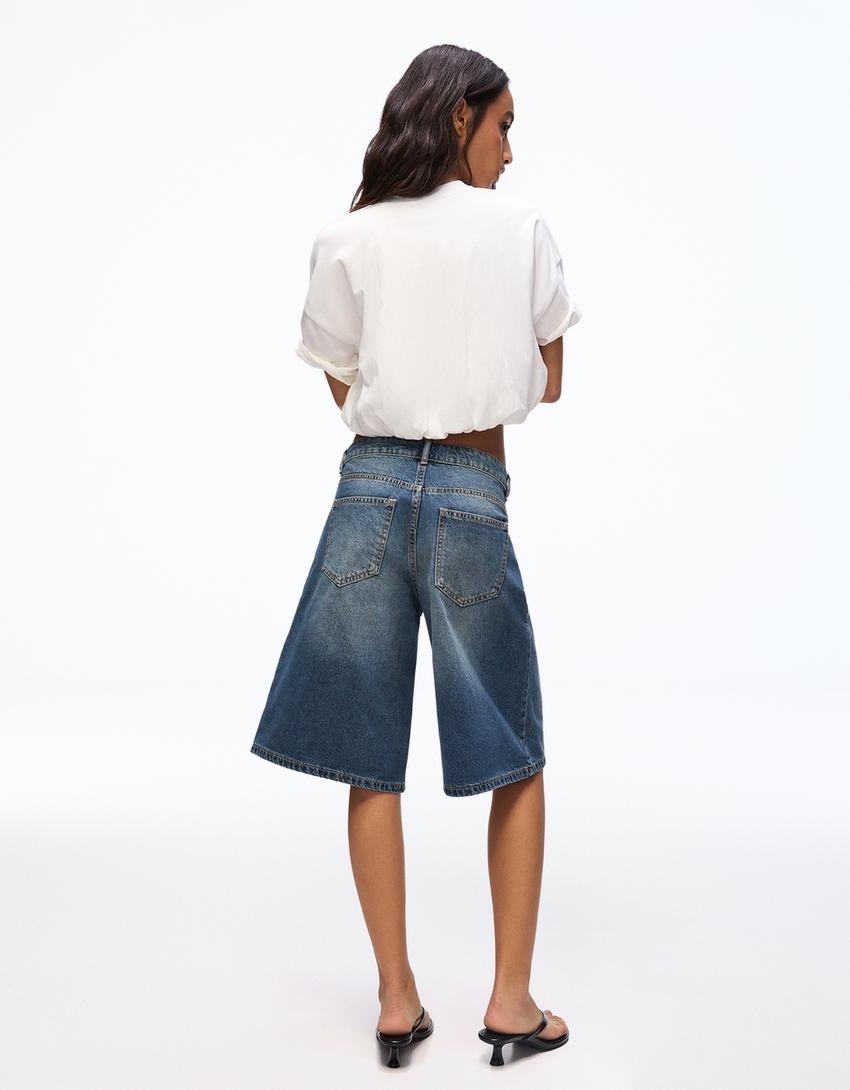 Bermuda Jort Denim Baggy Fit