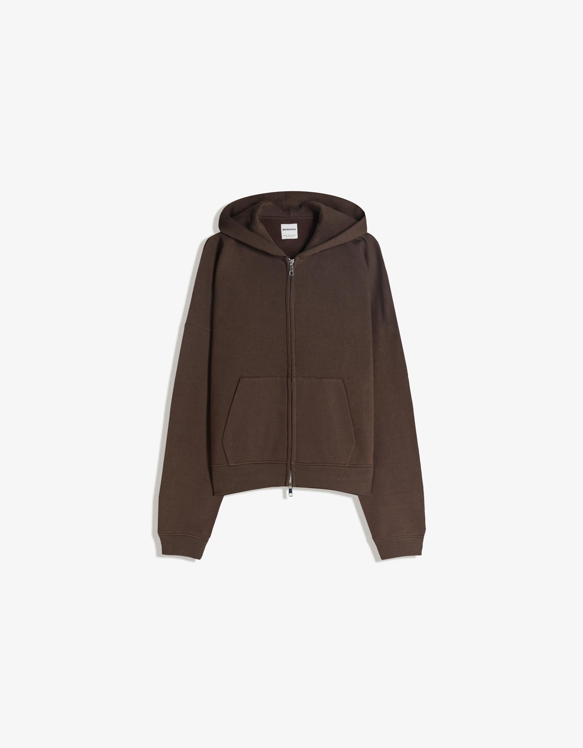 SWEAT ZIPPÉ OVERSIZE À CAPUCHE