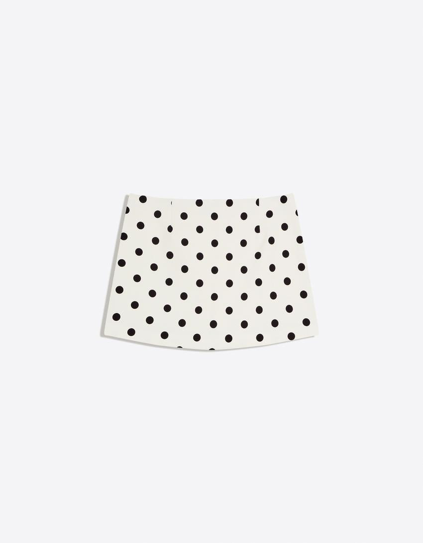 Jupe-Short Mini À Boucles