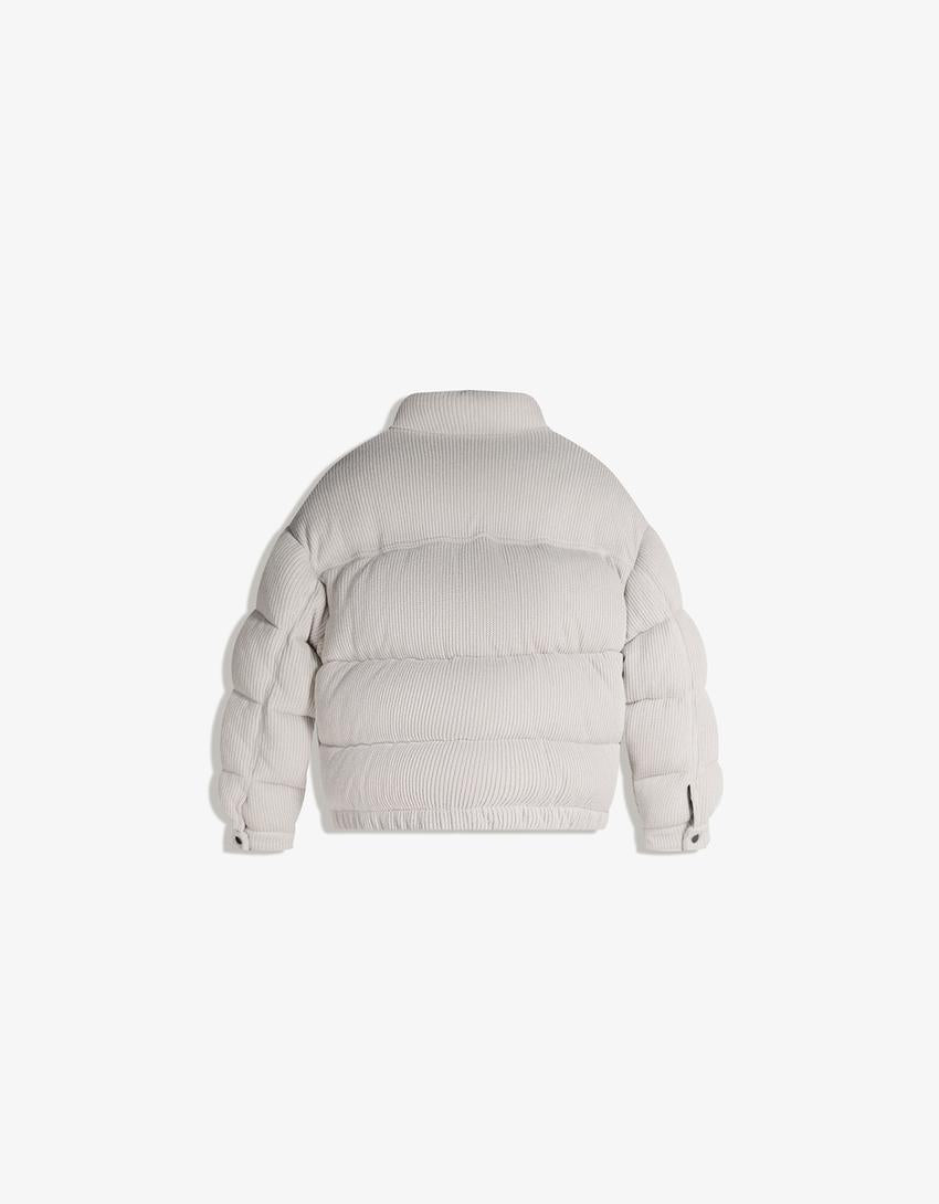 VESTE PUFFY TRICOT