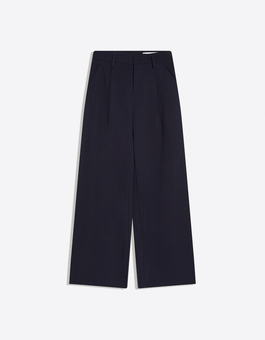 Pantalon Volume Double Tissu