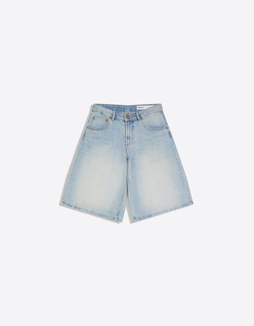 Bermuda Jort Denim Baggy Fit