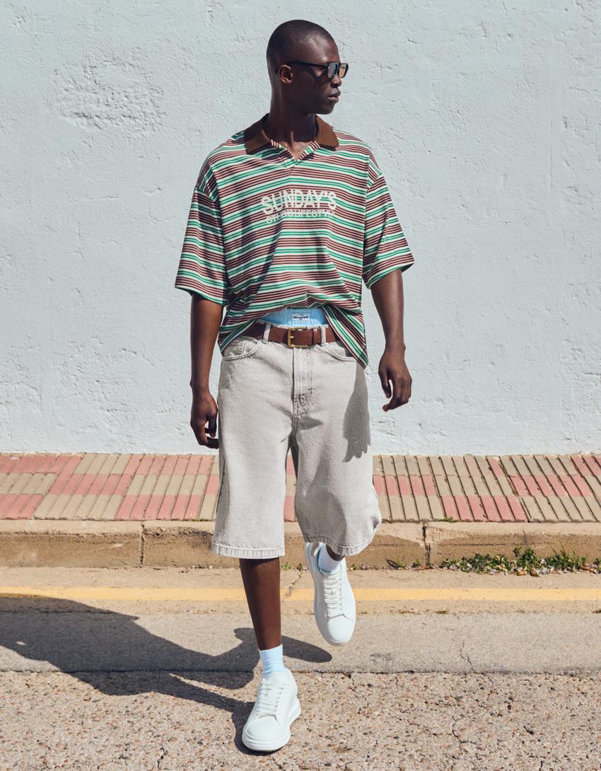 BERMUDA DENIM BAGGY FIT