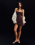 Robe Mini Bretelles Tulle