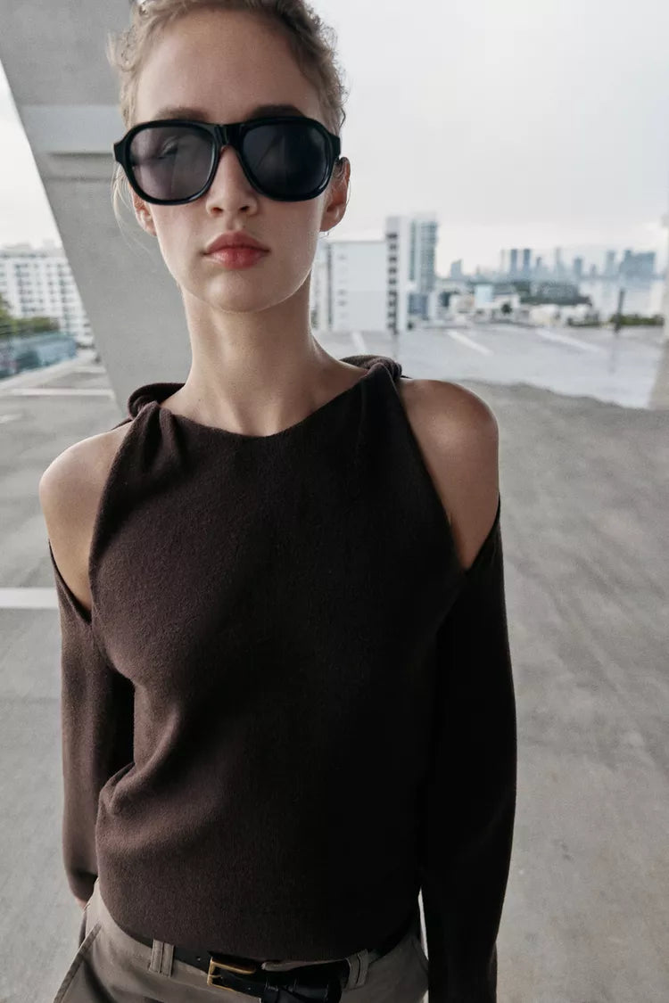 Pull En Maille Cut Out