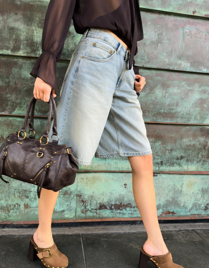Bermuda Jort Denim Baggy Fit