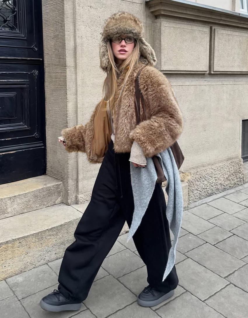 Blouson Fausse Fourrure