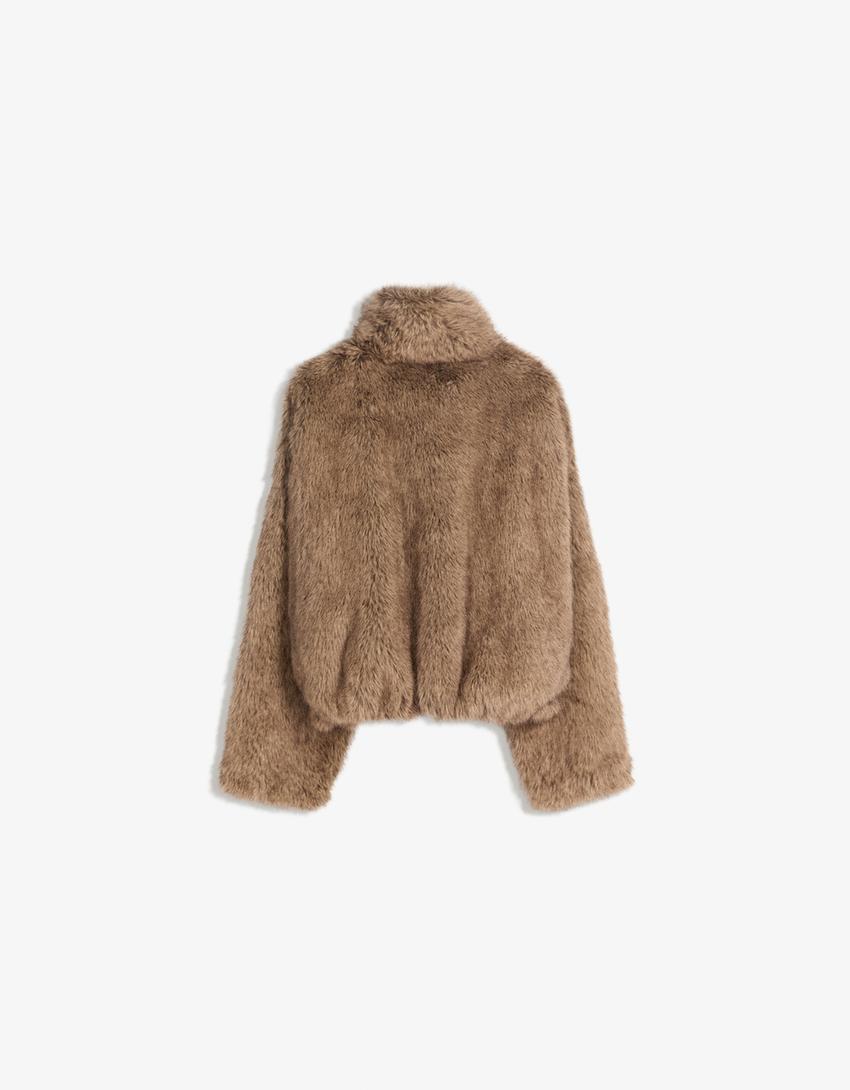 Blouson Fausse Fourrure