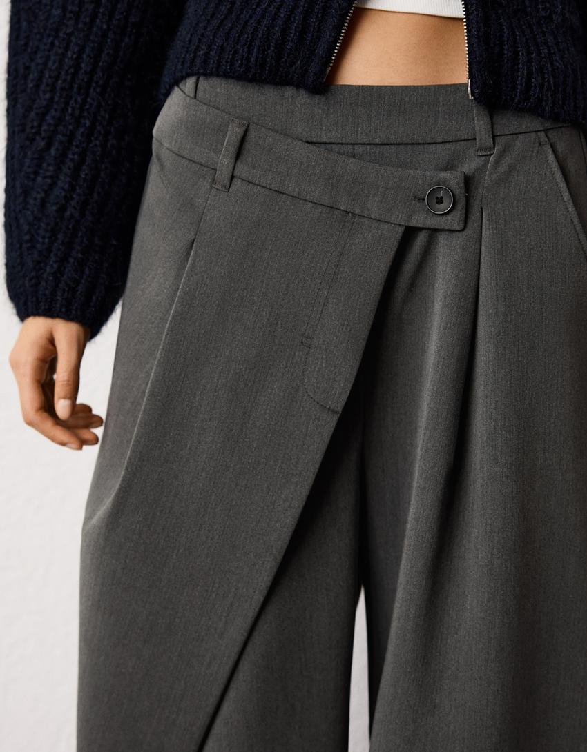 PANTALON TAILORING TAILLE CROISÉE