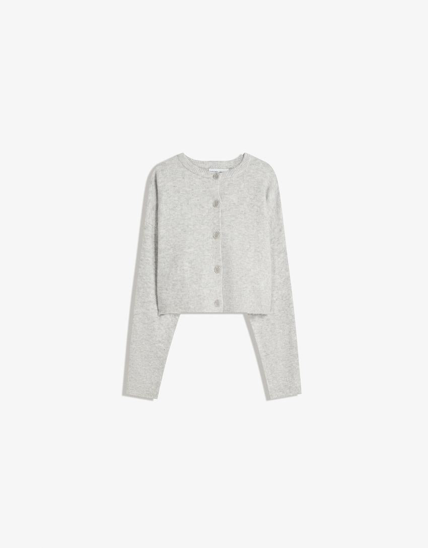 Gilet Boutonné Toucher Doux